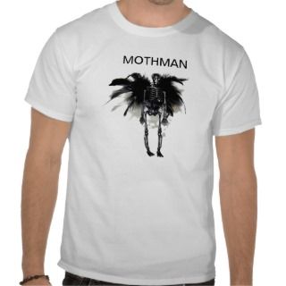Mothman T shirts, Shirts and Custom Mothman Clothing 