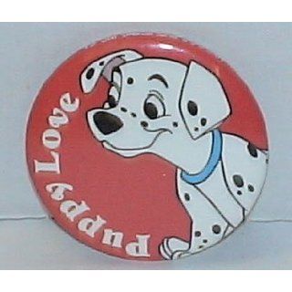 1 Disney 101 Dalmations Button (Red) 
