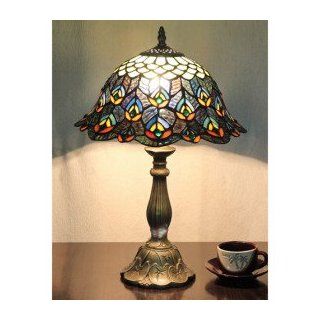 Tiffany style Floral Bronze Finish Table Lamp Home