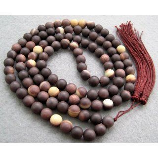Tibet Buddhist 108 Zipao Jade Beads Prayer Mala Necklace