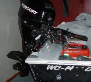 2010 Mercury 25 HP EFI Outboard Motor with Power Tilt and Trim