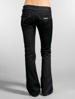 Hudson Signature Flap Pkt Bootcut Dark Jeans in Carefree Sz 27 x 34