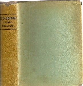 RARE 1904 Bibelot Dust Jacket Fiona MacLeod Walt Whitman on Abraham