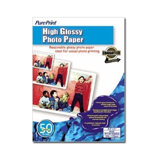 PurePrint High Glossy Photo Paper   8.5inx11in (50 Sheets