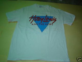 Huey Lewis and The News Vintage 80s Concert Shirt