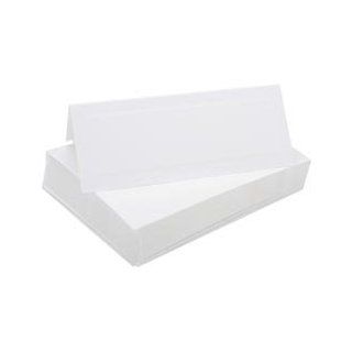 Creative Expressions Place Cards 3.75X1.5 50/Pkg White