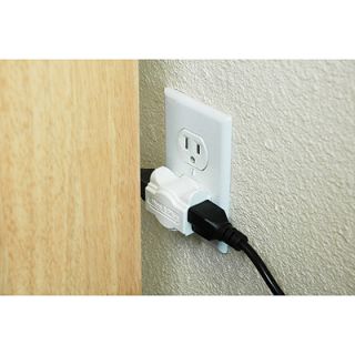 Hug A Plug Dual Outlet Wall Adapter White DG1 s 12 0