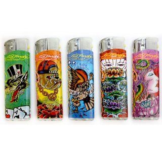 5 PACK Ed Hardy Refillable Tattoo Color Changing LED