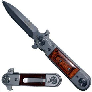 A P 107 SL. 9 Rosewood Tiger USA Dagger Style Action