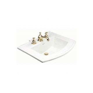 Mansfield Self Rimming Lavatory W/ 8 Faucet Center 268