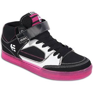 etnies Number Mid   Mens   Skate   Shoes   Black/White/Pink