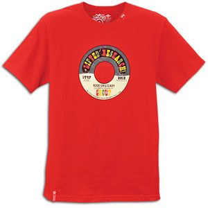 LRG Record Label S/S T Shirt   Mens   Skate   Clothing   Red