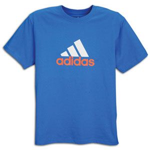 adidas S/S Logo T Shirt   Mens   Training   Clothing   Prime Blue