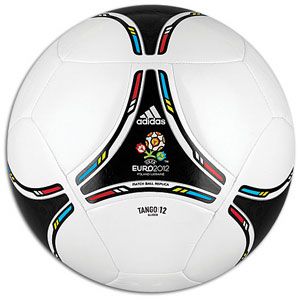 adidas Euro 2012 Glider Ball   Soccer   Sport Equipment   White/Black