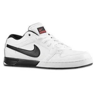 Nike Mogan 3   Mens   Skate   Shoes   White/Varsity Red/Black