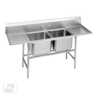Advance Tabco 94 62 36 36RL 113 Two Compartment Sink   Spec Line
