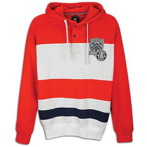 Southpole Jersey Henley Hoodie   Mens   Casual   Clothing   Red