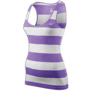 Nike Classic Rib Tank Stripe   Womens   Casual   Clothing   Violet