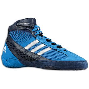 adidas Response III   Mens   Wrestling   Shoes   Bright Blue/Metallic