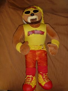 Hulk Hogan Hulkamania WWF WWE 16 Plush Stuffed Bear Toy