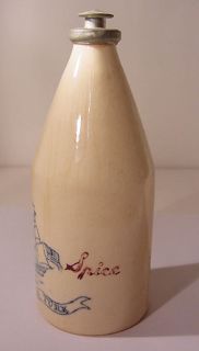  Shaving Lotion pottery bottle made by Hull Pottery. These pottery