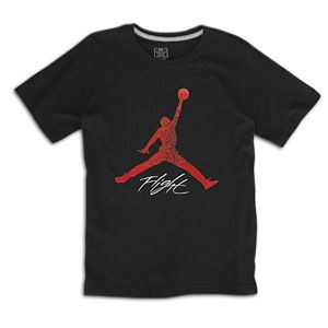 Jordan Flight Jumpman T Shirt   Boys Grade School   Black/Varsity Red