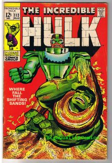  of Comic(s)/Title? Incredible HULK #113(1968 series