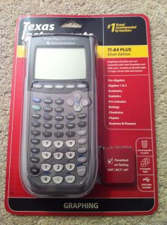 BRAND NEW Texas Instruments TI 84 Plus Silver Edition Graphic