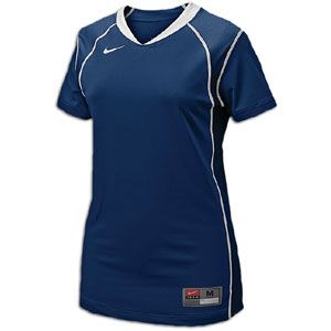 Nike Prospect S/S Jersey   Womens   Softball   Clothing   Navy/White