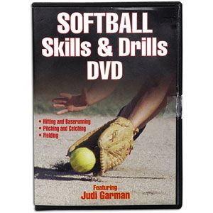 Human Kinetics Softball Skills & Drills DVD   Girls Grade School