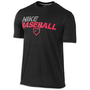 Nike Core Legend T Shirt   Mens   Baseball   Clothing   Black/Carbon