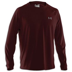 Under Armour Tech L/S T Shirt   Mens   Training   Clothing   Ox Blood