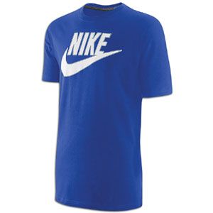 Nike Futura S/S T Shirt   Mens   Casual   Clothing   Old Royal/White