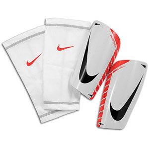 Nike Mercurial Lite Shinguard   Soccer   Sport Equipment   White/Red