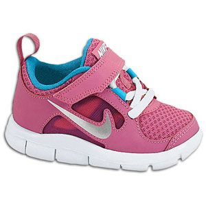 Nike Free Run 3   Girls Toddler   Fusion Pink/Neo Turquoise/Metallic