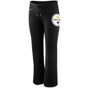 Nike NFL Tailgater Fleece Pant   Womens   Pittsburgh Steelers   Black