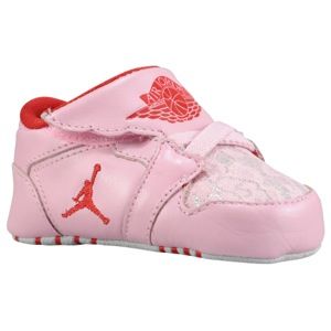 Jordan 1st Crib   Girls Infant   Basketball   Shoes   Ion Pink/Gym