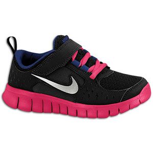 Nike Free Run 3   Girls Preschool   Running   Shoes   Black/Fireberry