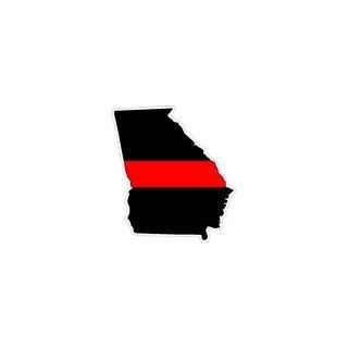 Firefighter Thin Red Line REFLECTIVE State Decal Sticker