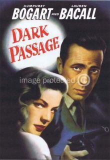Dark Passage Humphrey Bogart Vintage Movie Poster