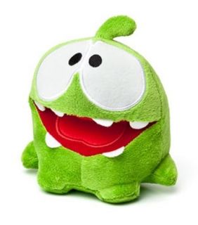 Cut The Rope OM Nom 5 Plush Hungry Face New