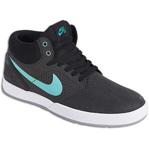 Nike P. Rod 5 Mid   Mens   Skate   Shoes   Black/Mint/White
