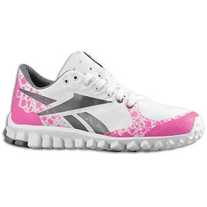 Reebok RealFlex Cool   Womens   Running   Shoes   White/Dynamic Pink