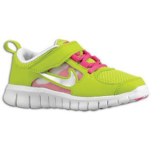 Nike Free Run 3   Girls Preschool   Atomic Green/Desert Pink/Reflect