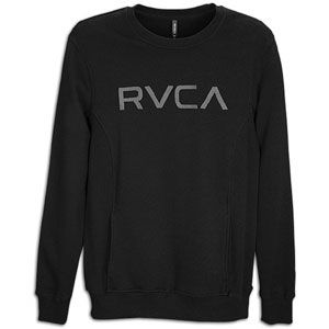 RVCA Big Rvca Crew   Mens   Casual   Clothing   Black