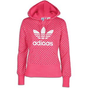 adidas Trefoil Lips Pullover Hoodie   Womens   Casual   Clothing