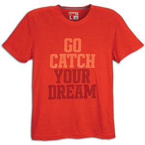 adidas Go Catch Your Dream Ultimate T Shirt   Mens   Light Scarlet