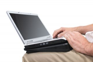 Use the Dual Function Platform to protect your laptop and as a lapdesk