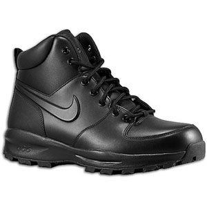 Nike ACG Manoa Leather   Mens   Casual   Shoes   Black/Black/Black