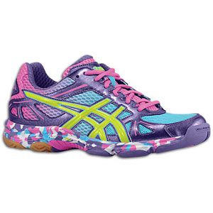 ASICS® Gel Flashpoint   Womens   Volleyball   Shoes   Grape/Lime/Hot